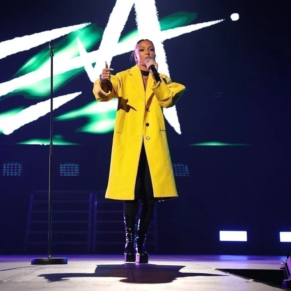 Eva en concert au Palais Nikaïa à Nice, 2022