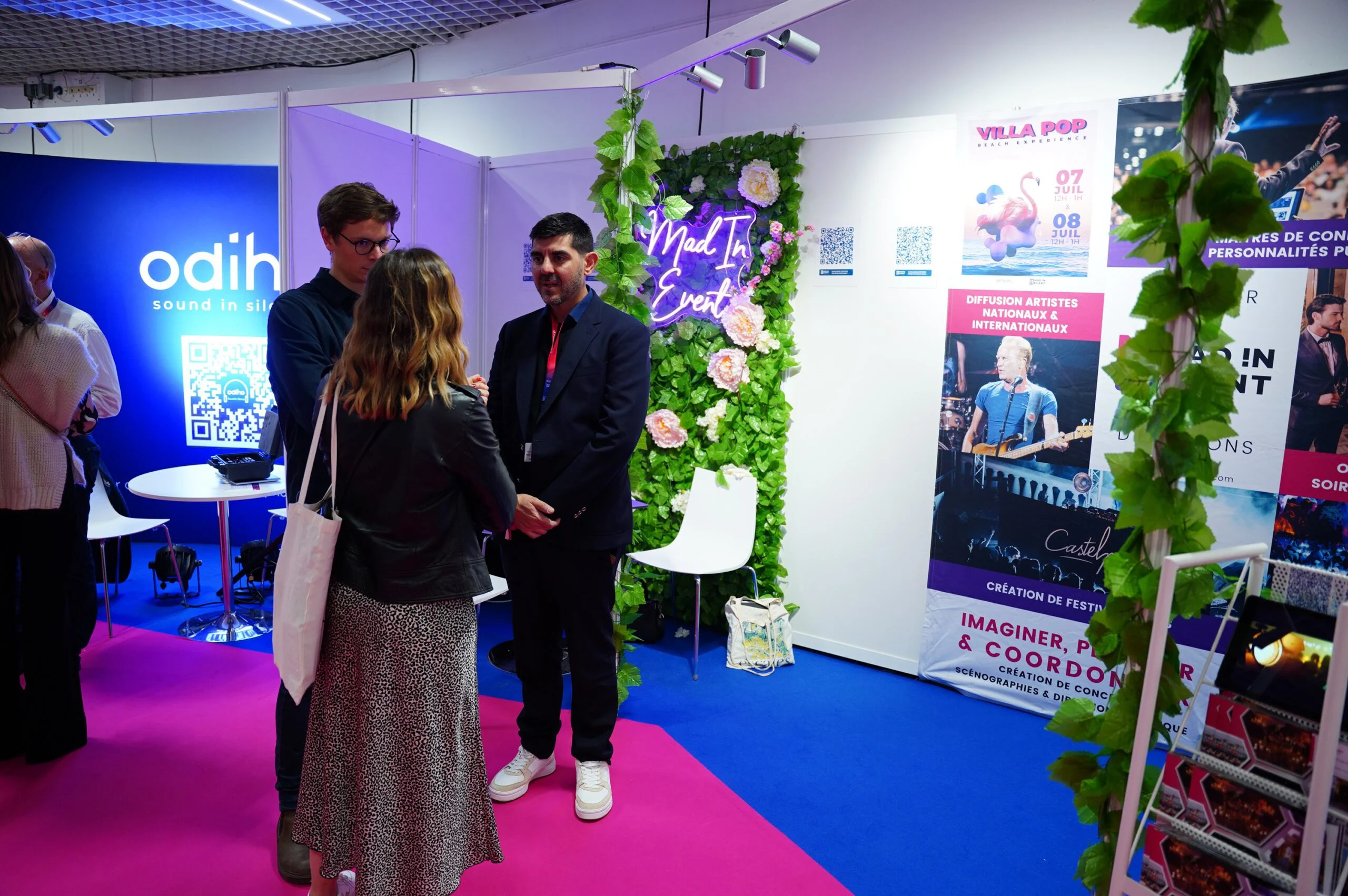 Le stand Mad In Event au salon Heavent