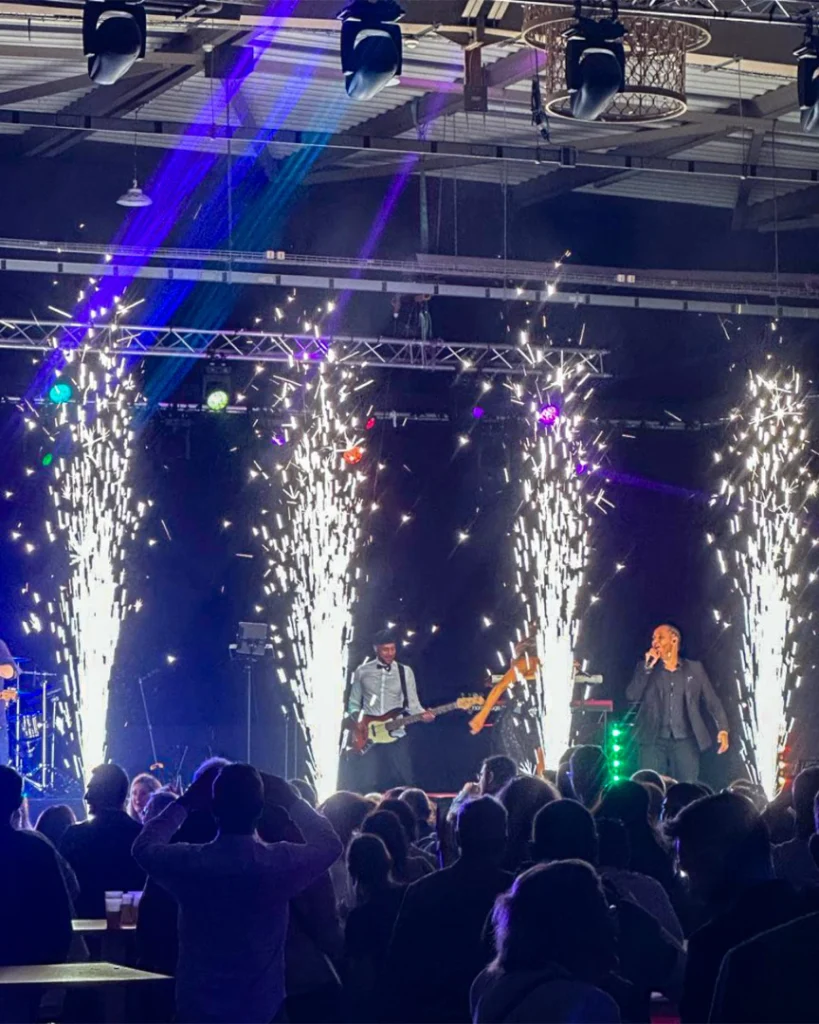 Effets pyrotechniques · concert